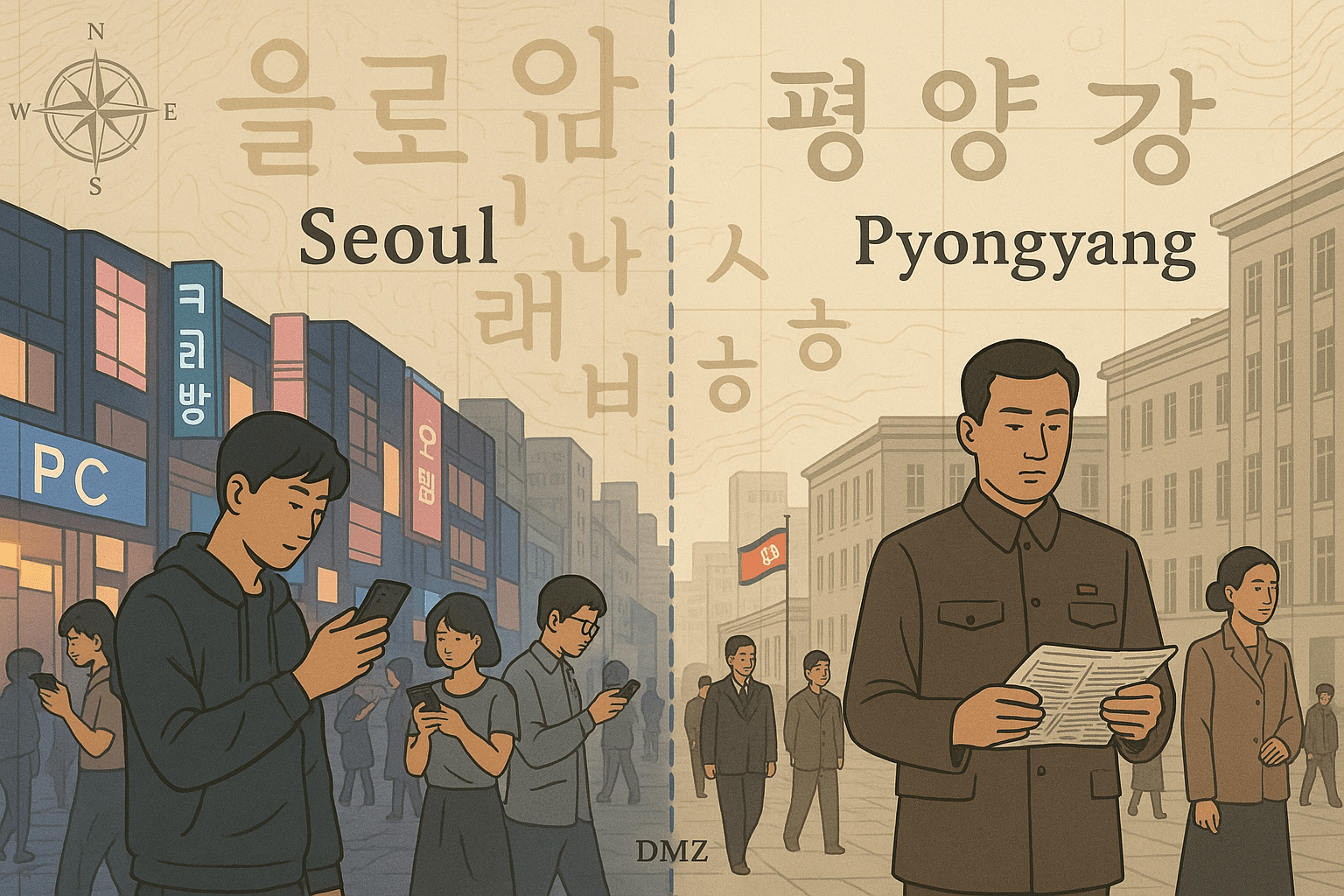 The Two Koreas: One Language, A World of Difference