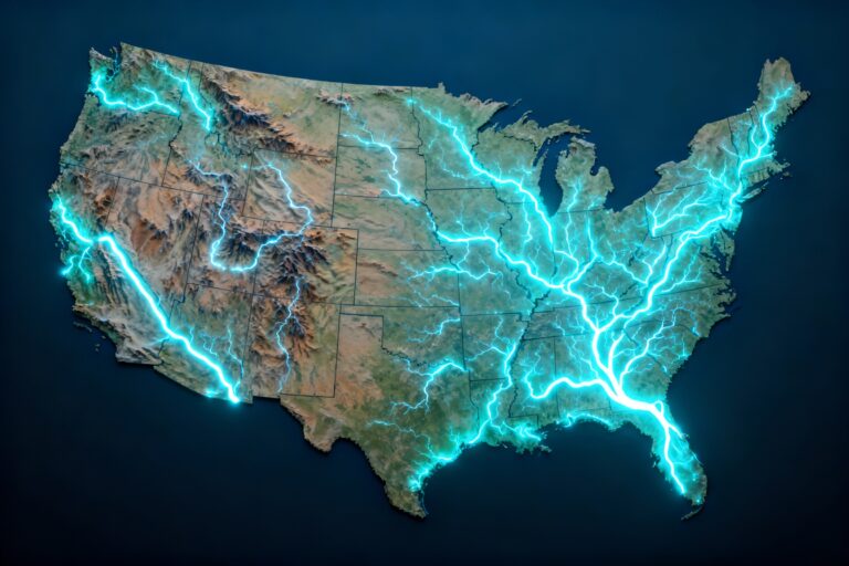 How Rivers Drew the Map of the United States