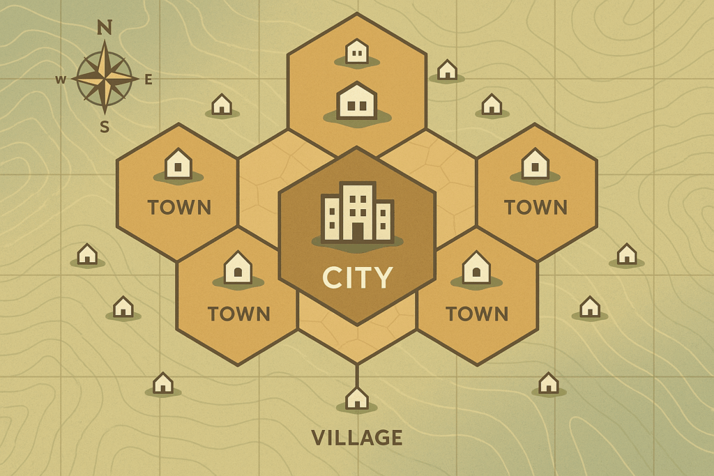 Why Are Towns Spaced Like That? A Simple Guide