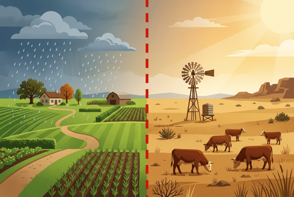 The 100th Meridian: America’s Invisible Dry Line