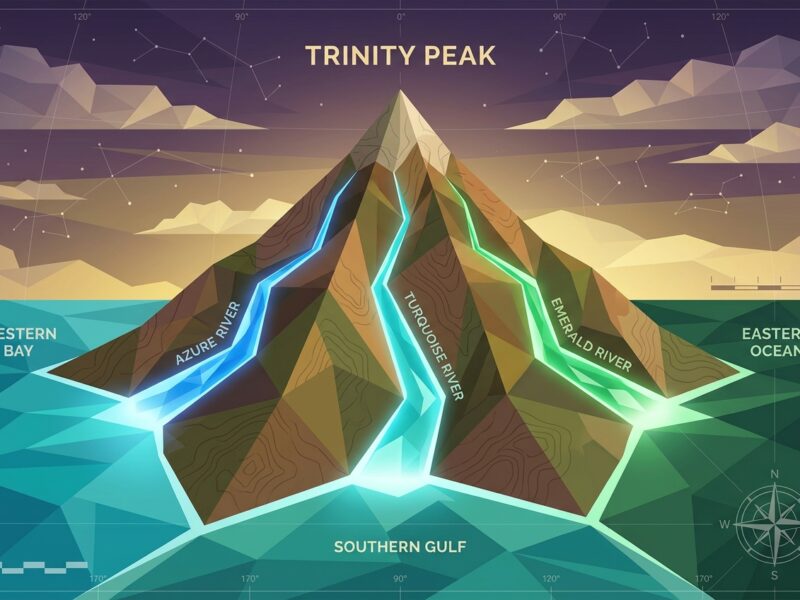 Triple Divide Peaks: Where Water Splits 3 Ways