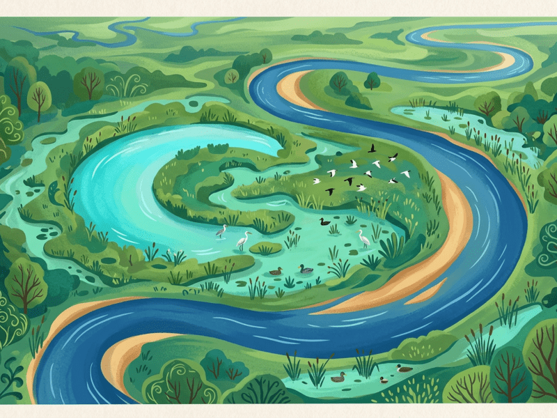 Oxbow Lakes: How Rivers Abandon Their Curves