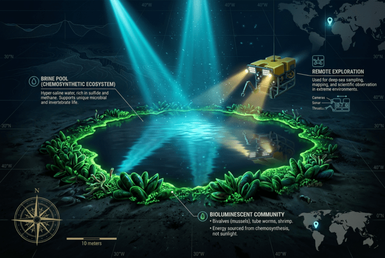 Brine Pools: The Toxic Lakes Under the Sea